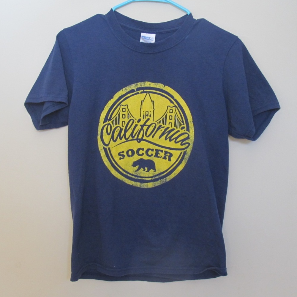 California Soccer Dark Blue T-Shirt - Short Sleeve